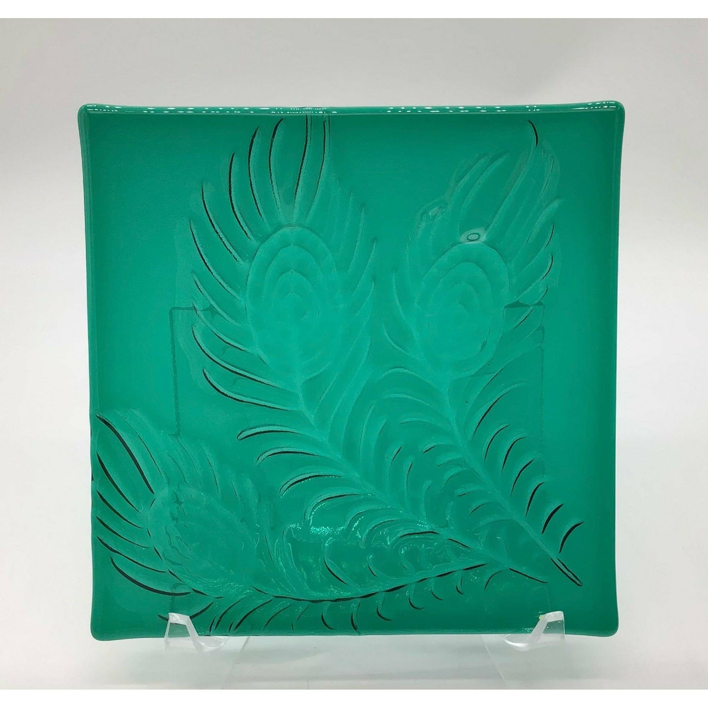 Fused Glass Textured Tiles - 6” Square