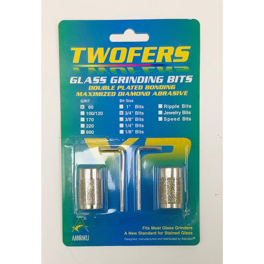 3/4" Coarse (60) Grit Grinding Bits