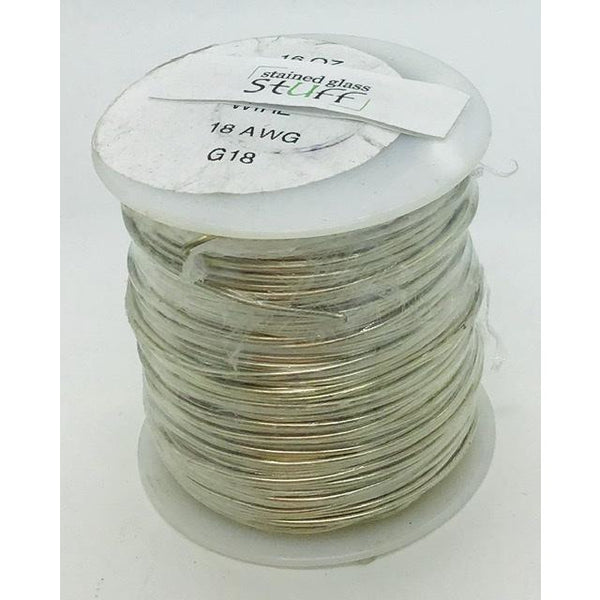 Tinned Copper Wire, 18 gauge, 1 lb roll