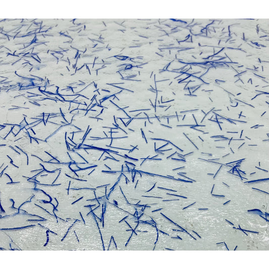 Oceanside 12-424-F, Cobalt Blue Bits on Clear