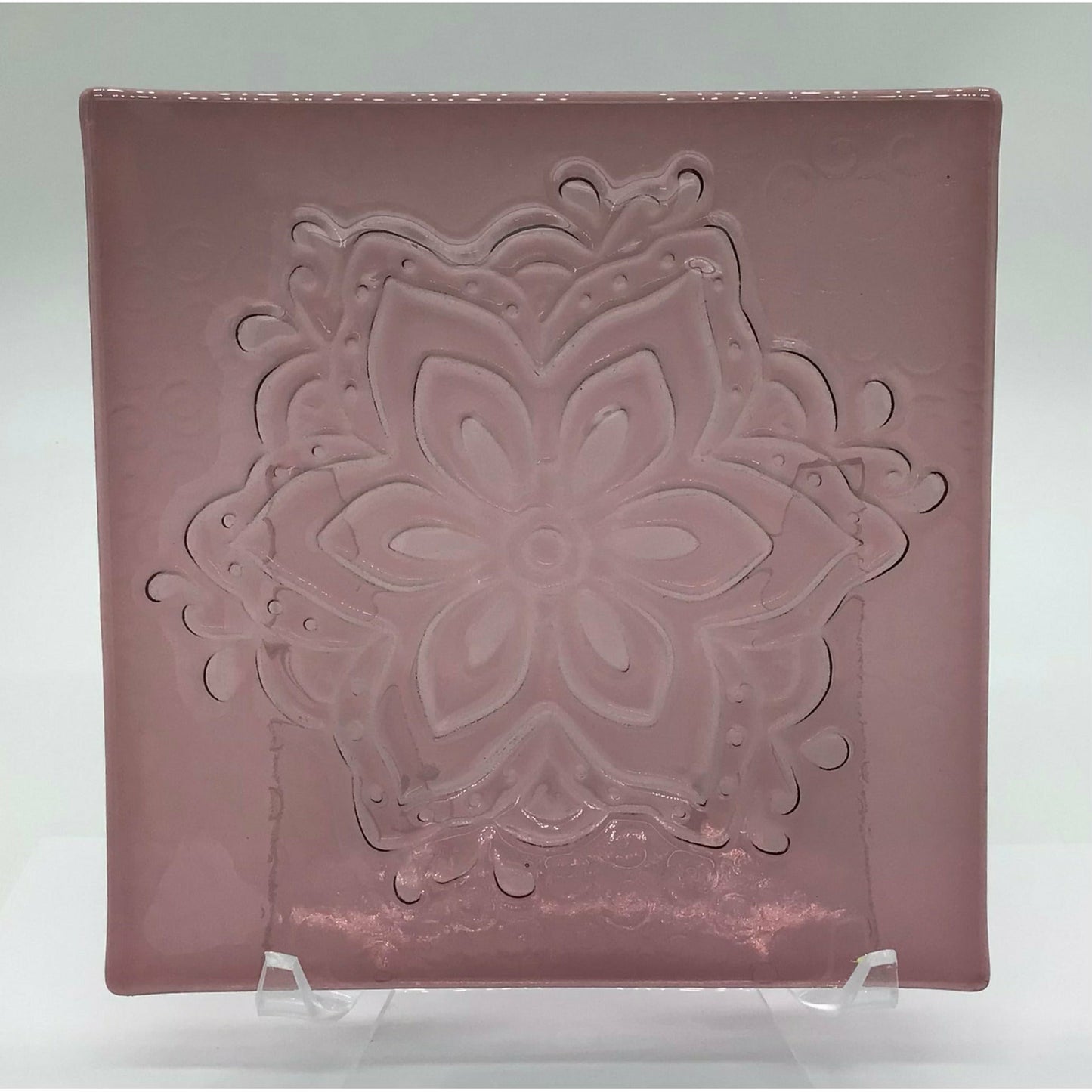 Fused Glass Textured Tiles - 6” Square