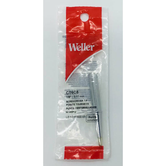 Weller Iron Chisel Tip, 1/8" (800 degree)