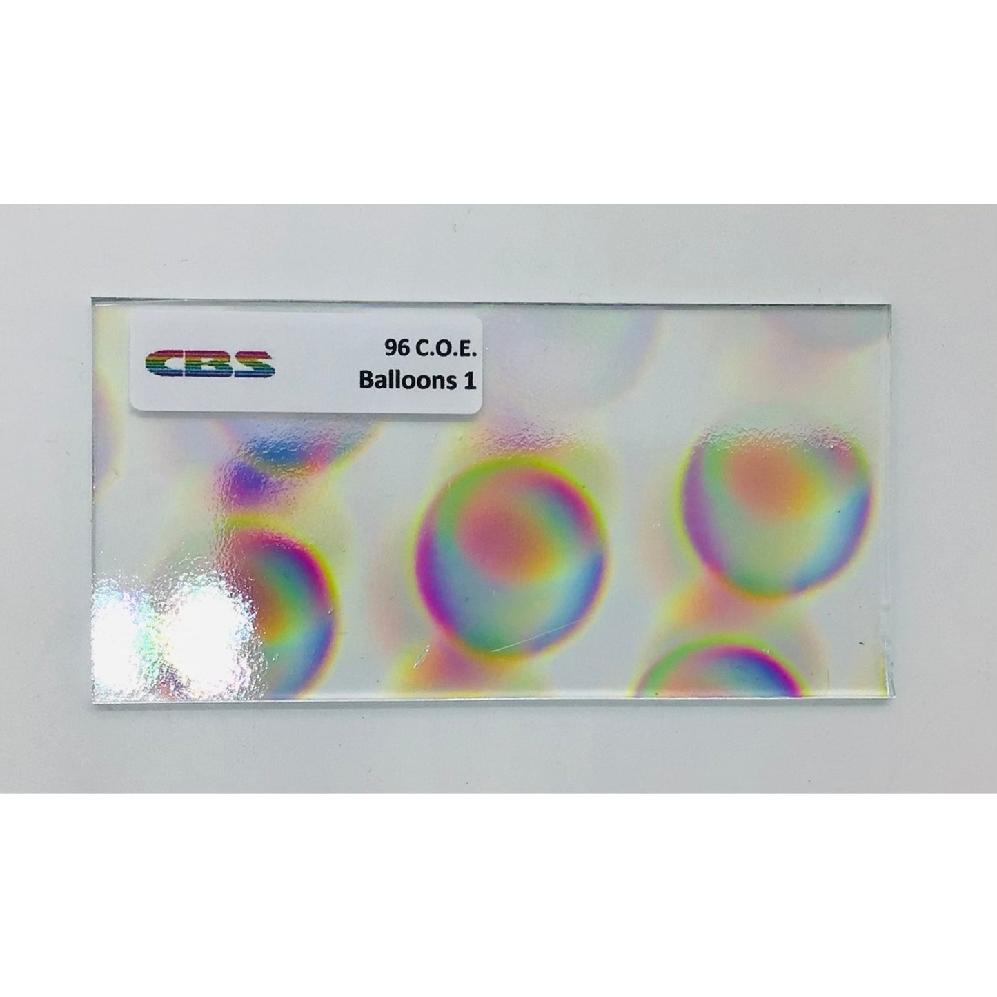 CBS 2” x 4” Dichro on Clear COE 96
