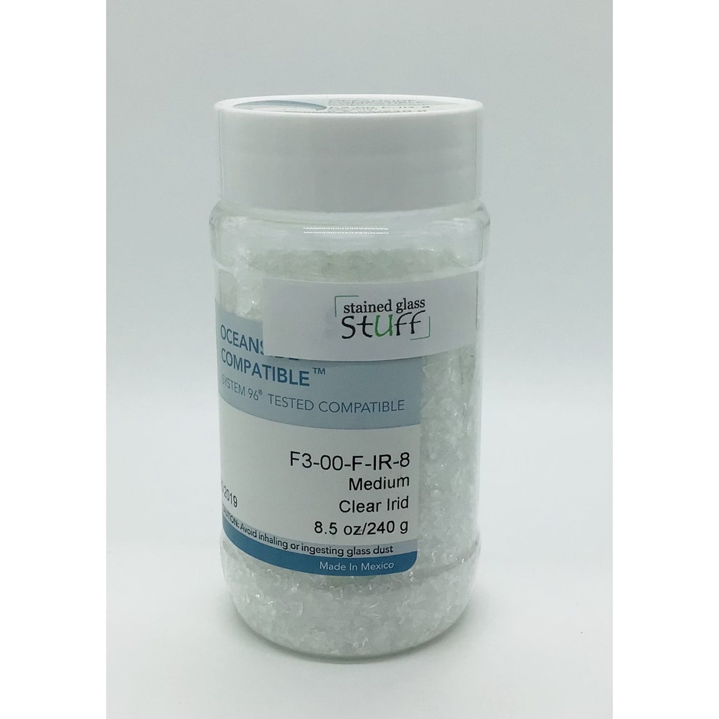 Frit, Clear Irid, 00-96-IR-8
