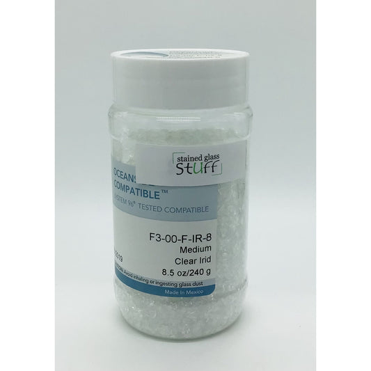Frit, Clear Irid, 00-96-IR-8