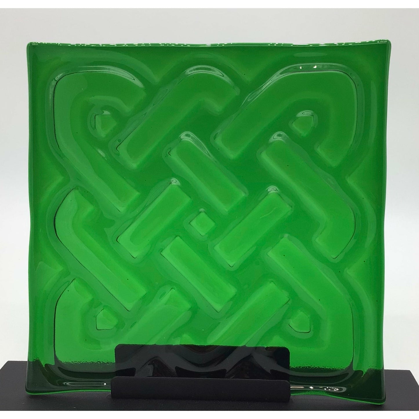 Fused Glass Textured Tiles - 8” Square