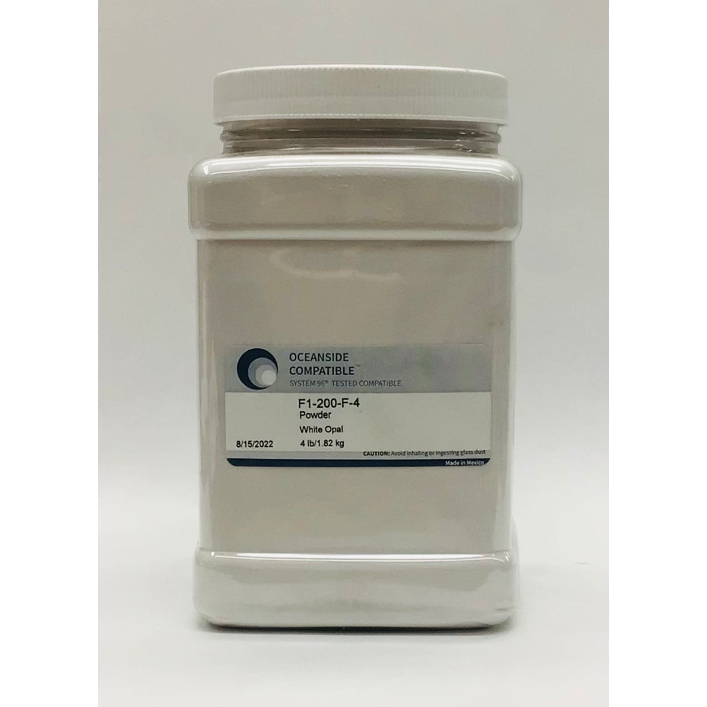 Frit, White, 200-96-4, 4 lb jar