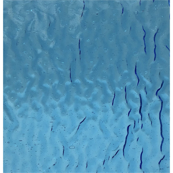 Wissmach 158R, Light Turquoise Blue Ripple Transparent
