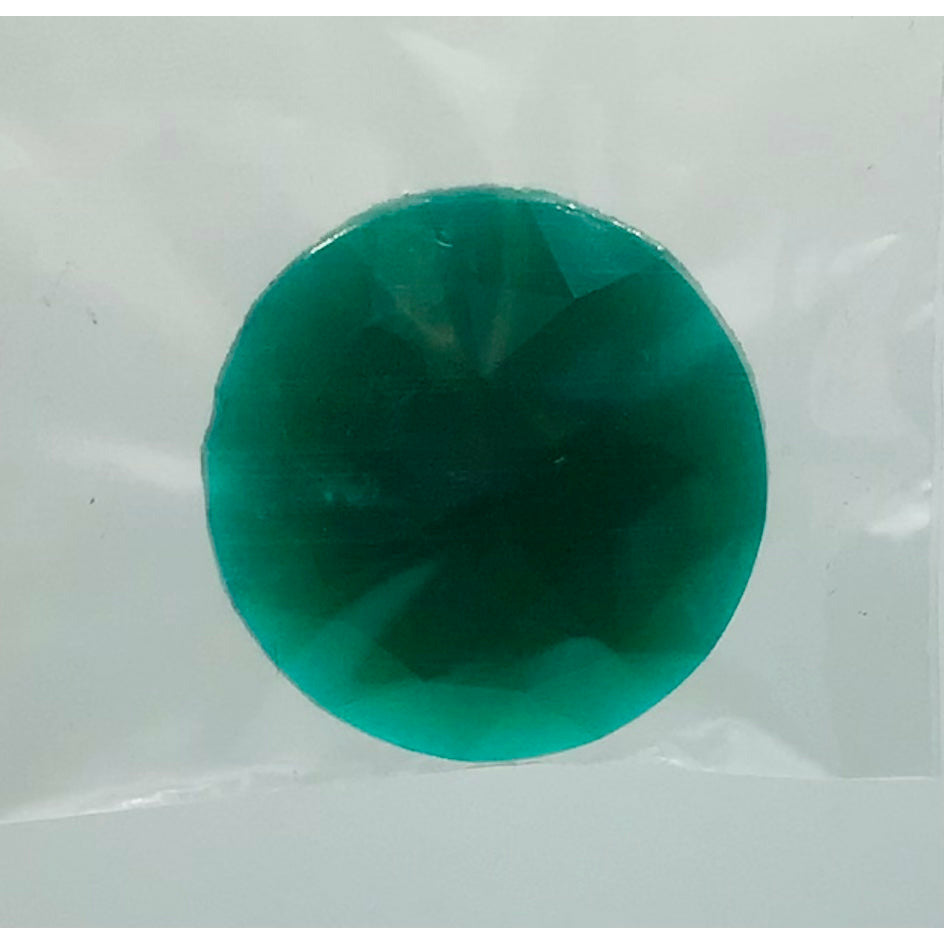 Colour Faceted Jewels-- Round, Oval and Teardrop