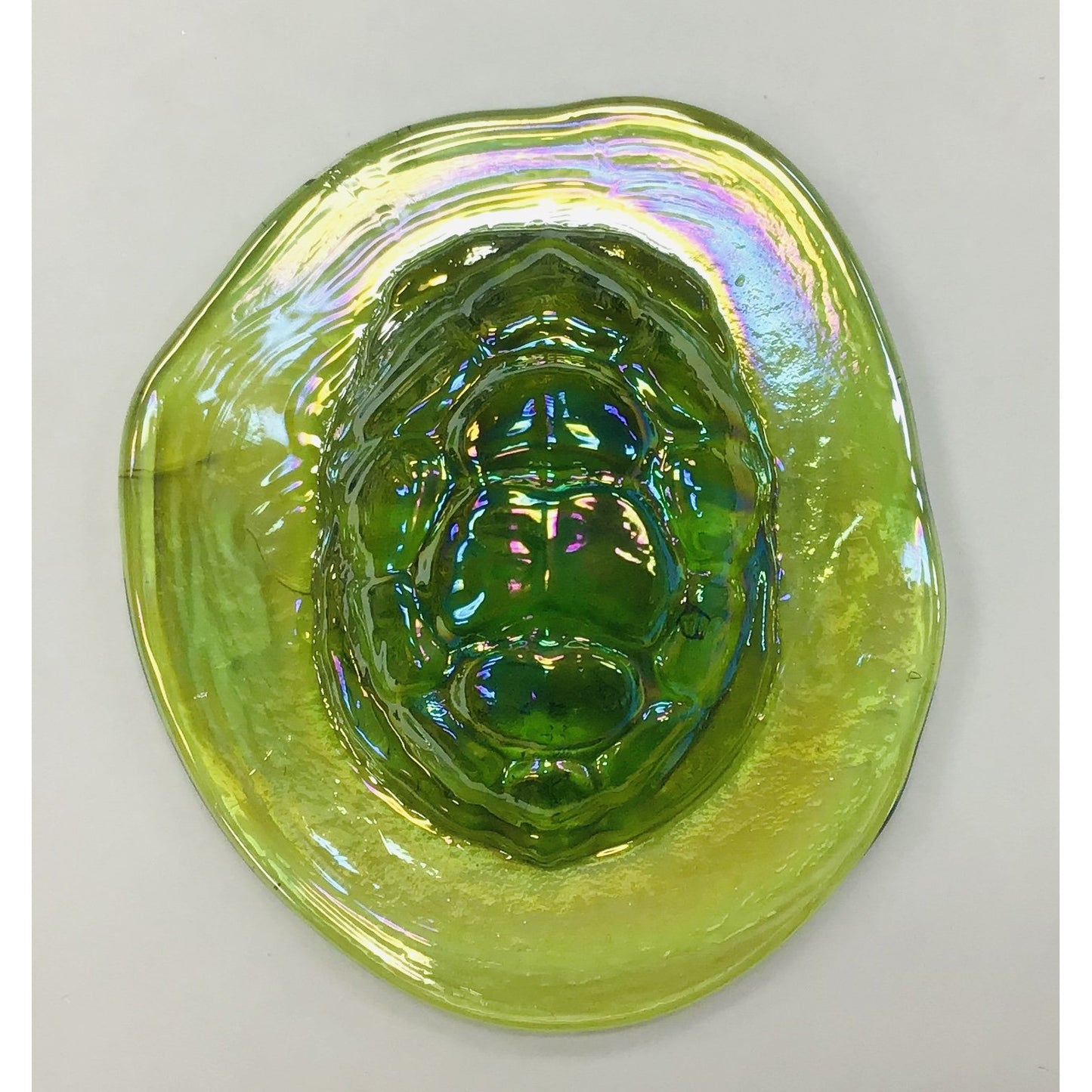 Pressed Glass Jewels - Irid Turtleback
