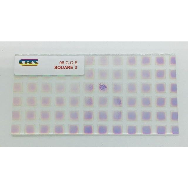 CBS 2” x 4” Dichro on Clear COE 96