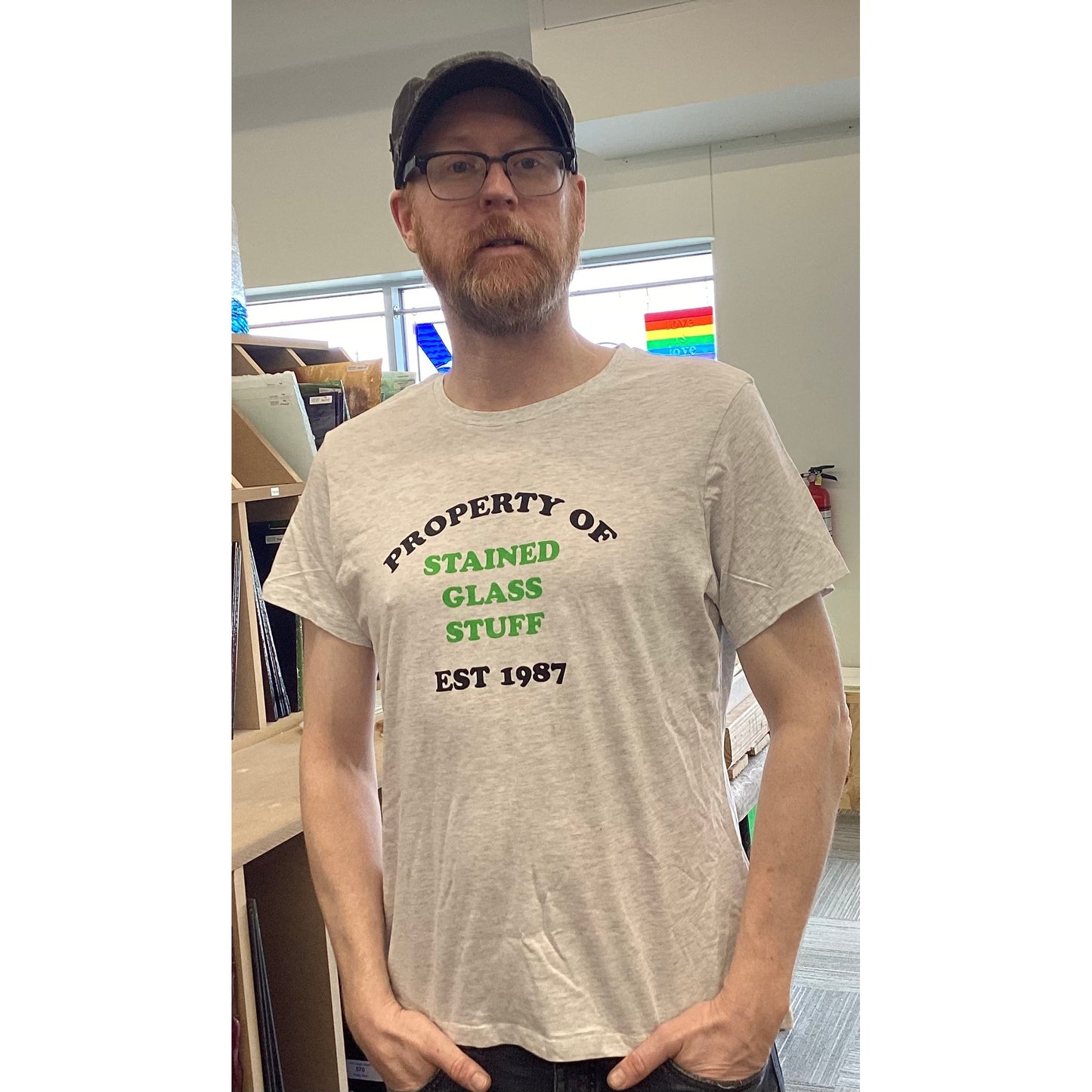 Property of Stained Glass Stuff T-shirts