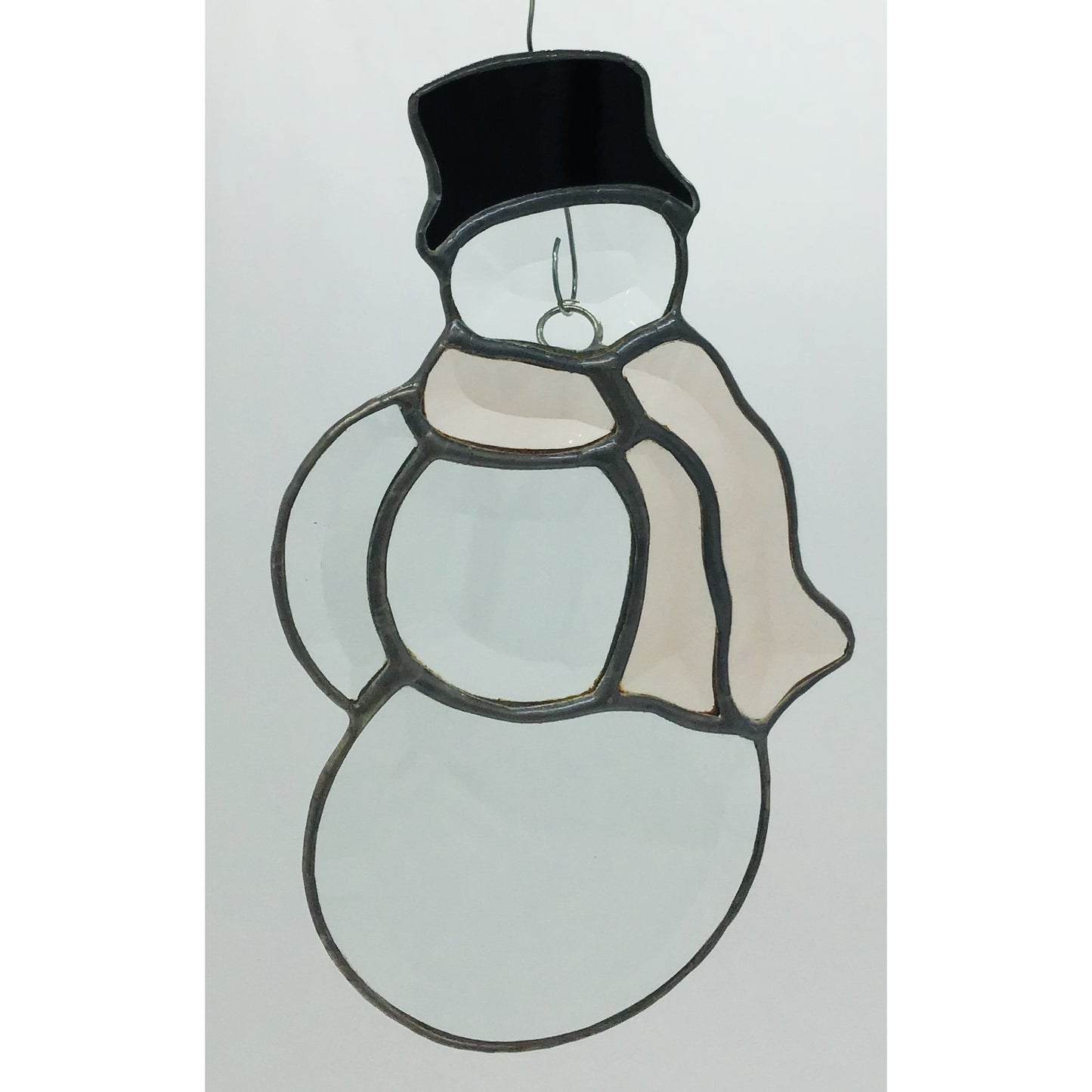 Beveled Snowman Suncatcher