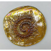 Pressed Glass Jewels - Irid Spiral