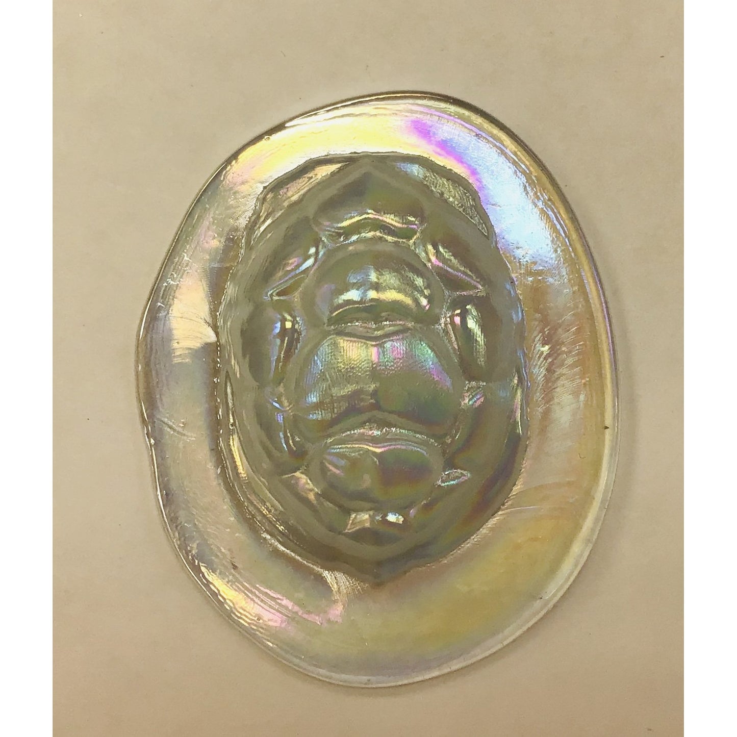Pressed Glass Jewels - Irid Turtleback