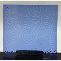 Fused Glass Textured Tiles - 8”