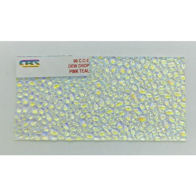 CBS 2” x 4” Dichro on Clear COE 96