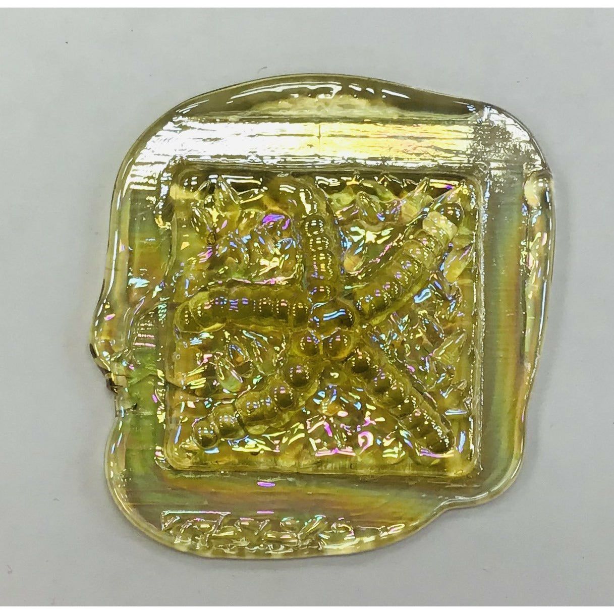 Pressed Glass Jewels - Irid Starfish