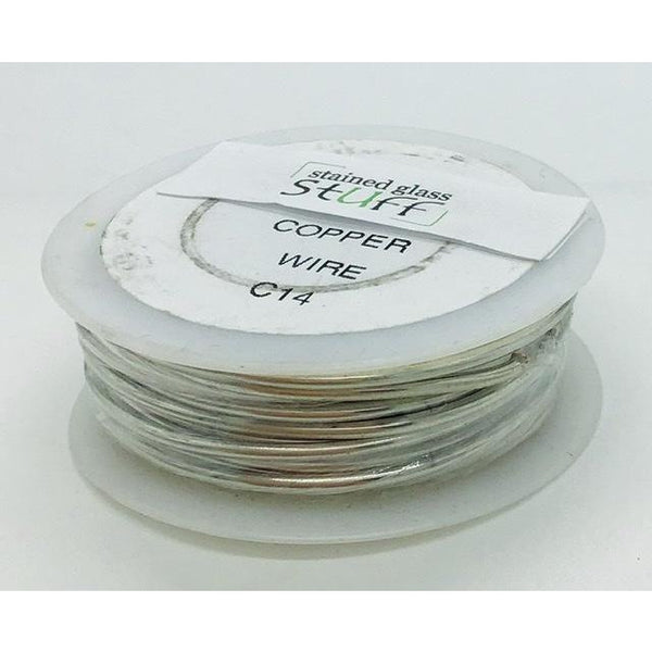 Tinned Copper Wire, 14 gauge, 4 oz roll