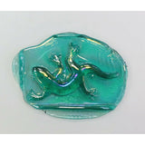 Pressed Glass Jewels - Irid Gecko