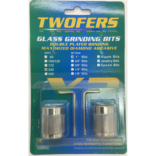 1" Fine (220) Grit Grinding Bits
