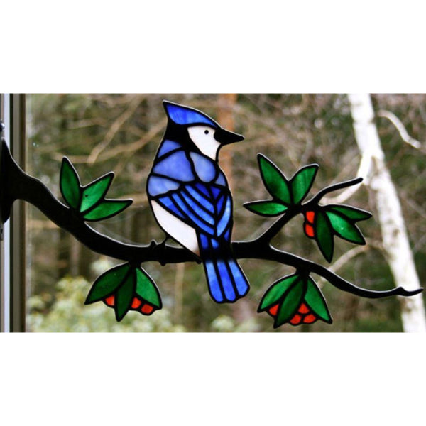 Blue Jay Window Branch and Pattern Kit #2