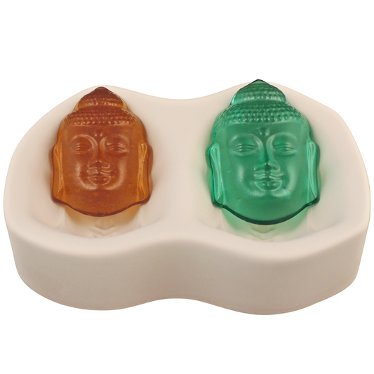 Colour de Verre Buddha Faces Mold