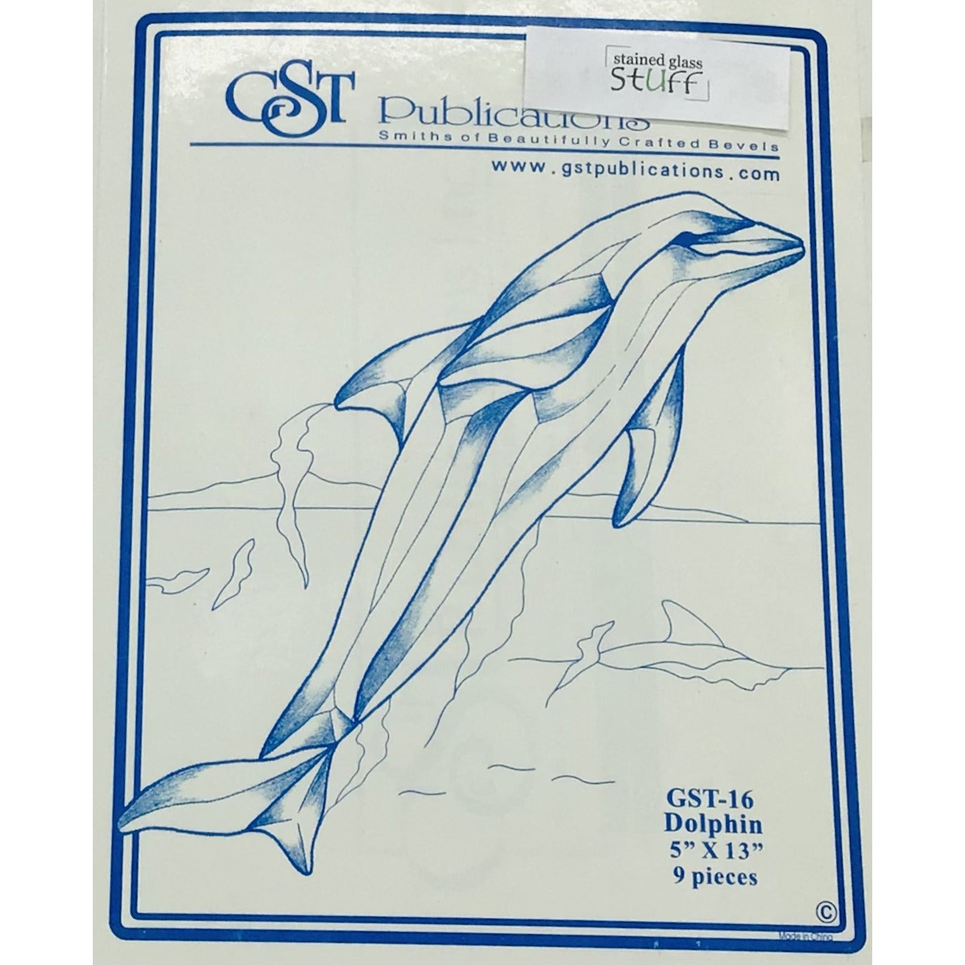GST 16 Dolphin Bevel Cluster, clear