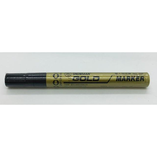 Snowman Gold Paint Marker