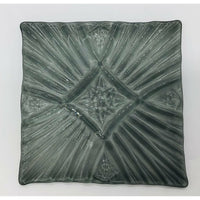 Fused Glass Textured Tiles - 5”