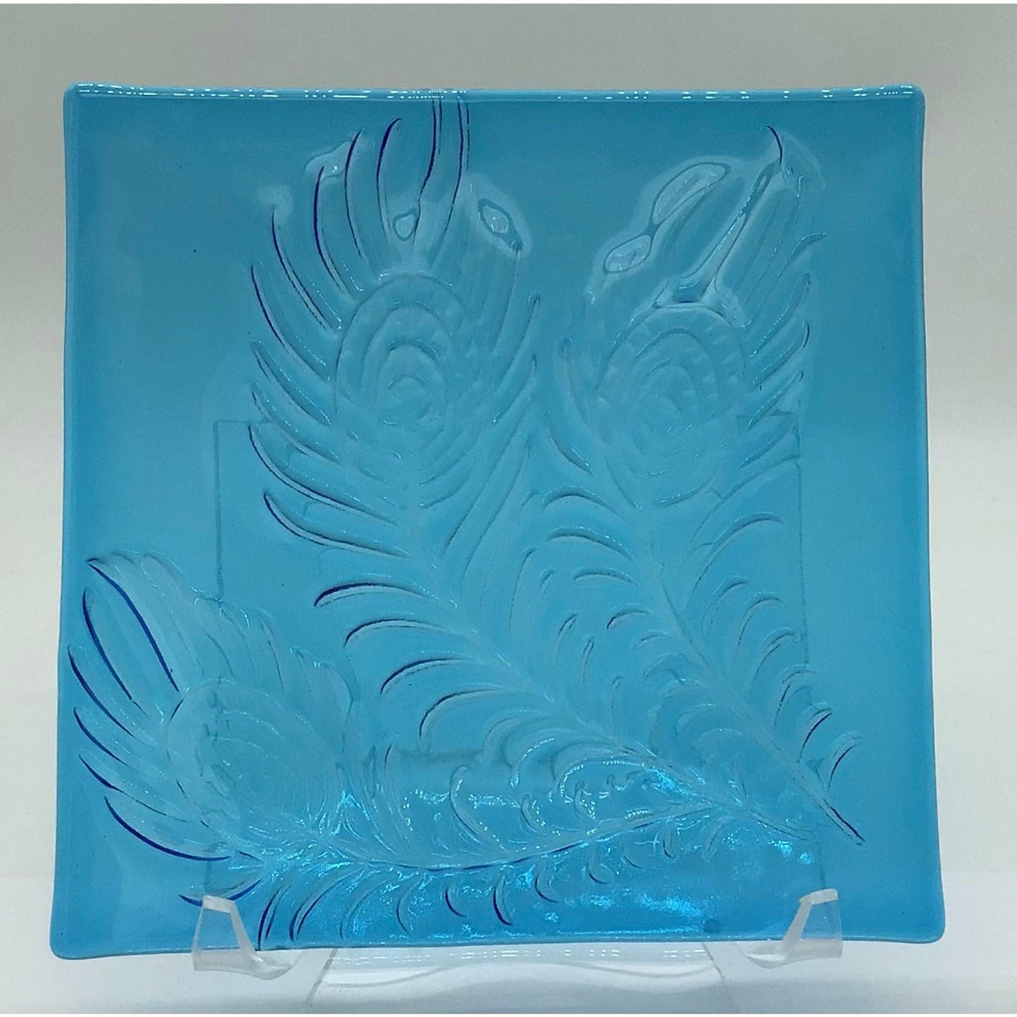 Fused Glass Textured Tiles - 6” Square