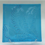 Fused Glass Textured Tiles - 6”