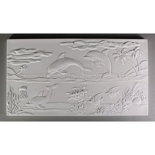 DT33 Creative Paradise Dolphin Seascape Texture Mold