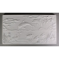 DT33 Creative Paradise Dolphin Seascape Texture Mold