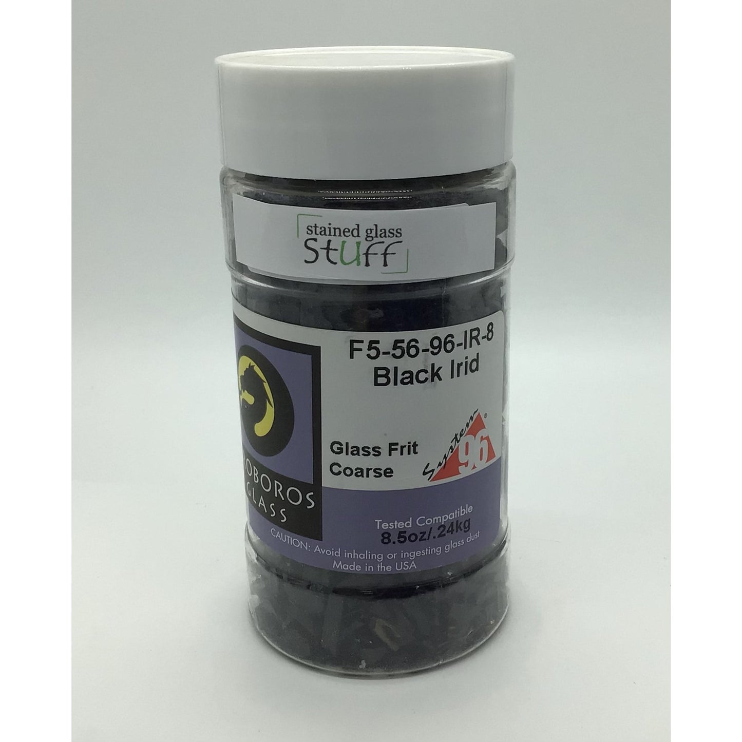 Frit, Black Irid, 56-96-IR-8