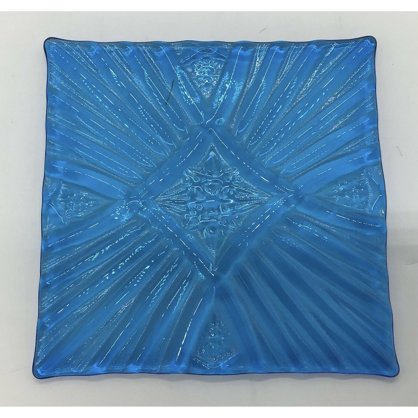 Fused Glass Textured Tiles - 5” Square