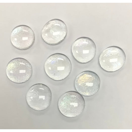 System 96 Globs, Clear Irid Medium