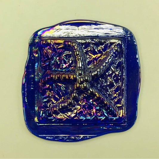 Pressed Glass Jewels - Irid Starfish