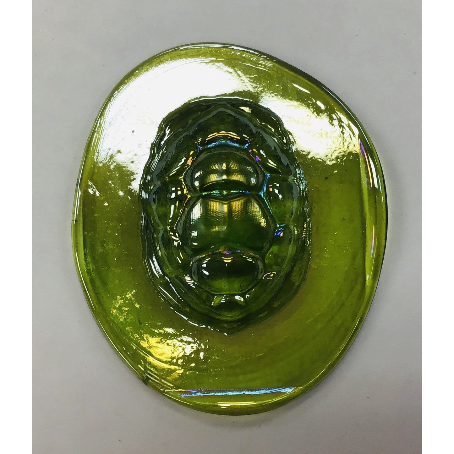 Pressed Glass Jewels - Irid Turtleback