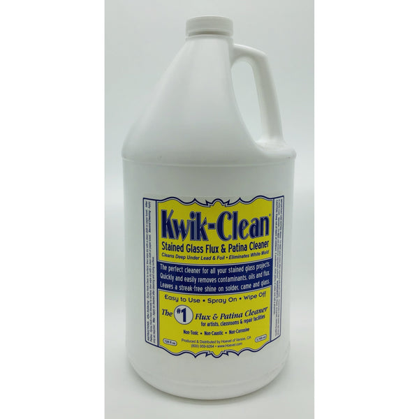 Kwik-Clean Stained Glass Flux and Patina Cleaner, 128 fl oz/3.785 L