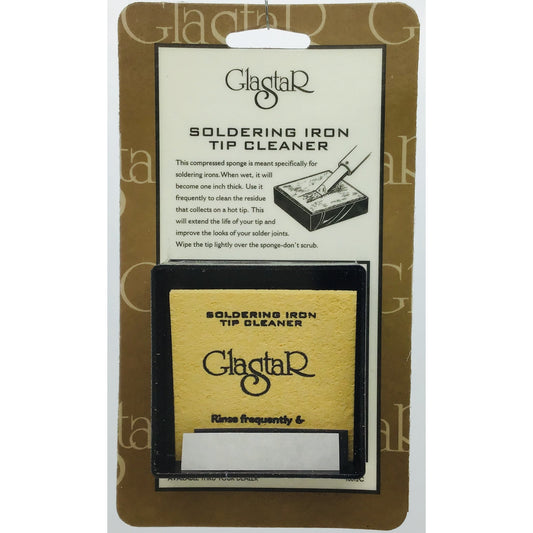 Glastar Soldering Iron Tip Cleaner Sponge and Holder