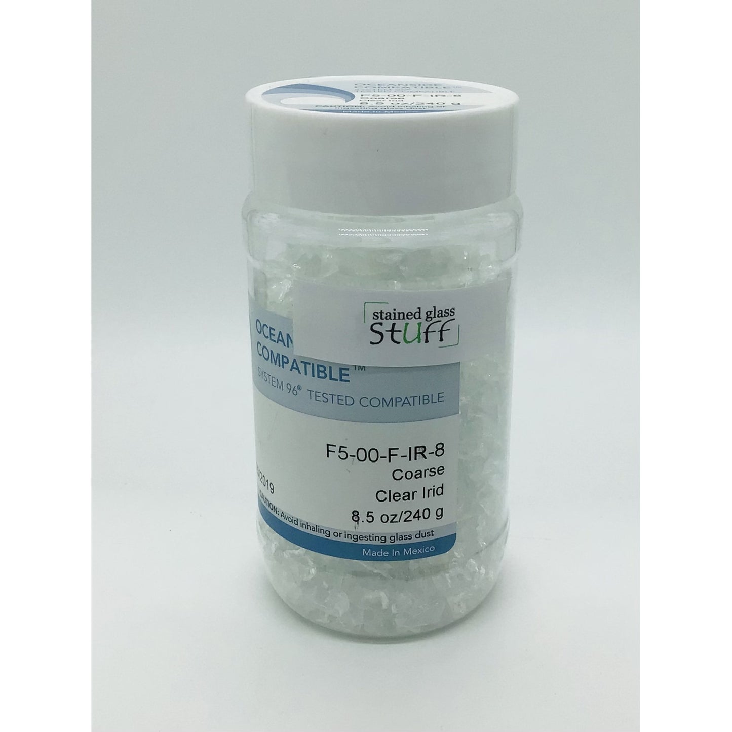 Frit, Clear Irid, 00-96-IR-8