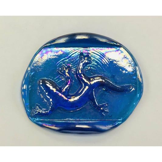 Pressed Glass Jewels - Irid Gecko