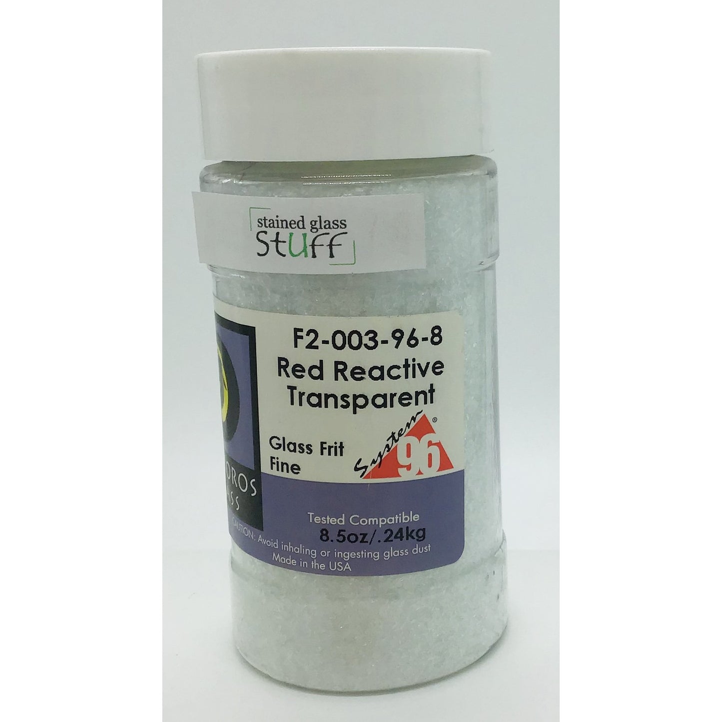 Frit, Red Reactive, 003-96-8