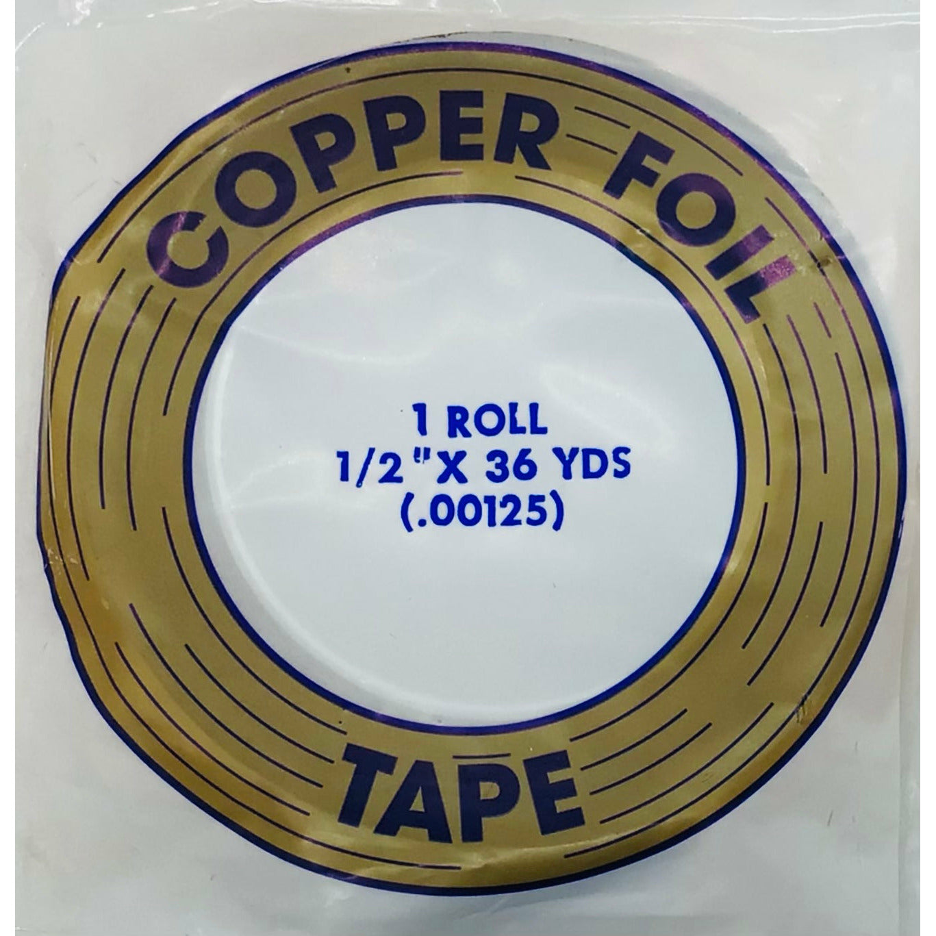 Edco 1/2" x 36 yards copper foil