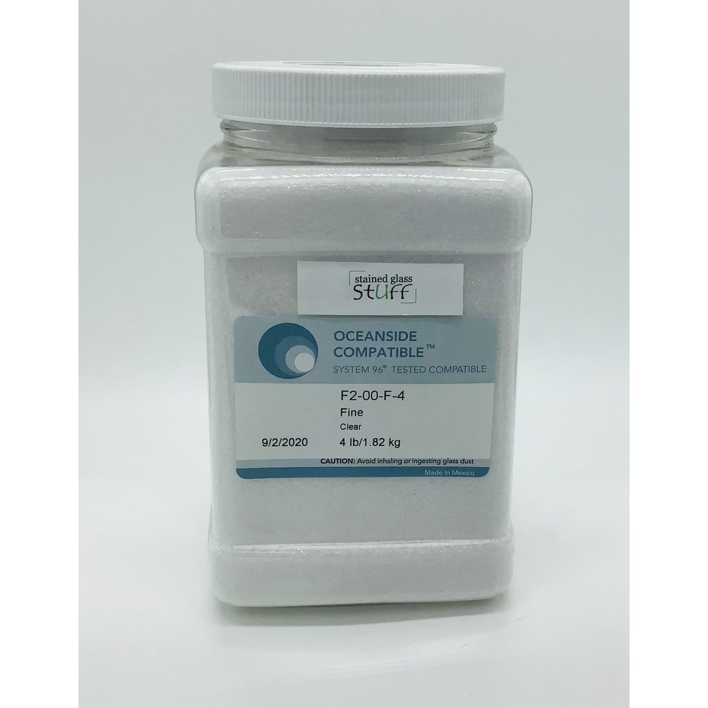Frit, Clear, 00-96-4, 4 lb jar