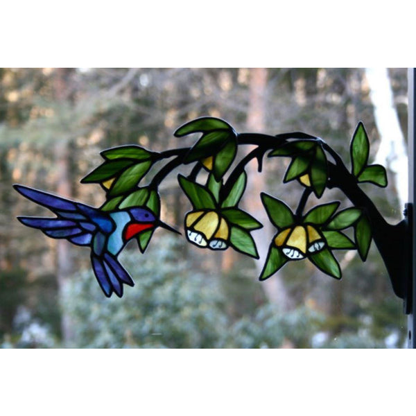 Hummingbird Window Branch and Pattern Kit
