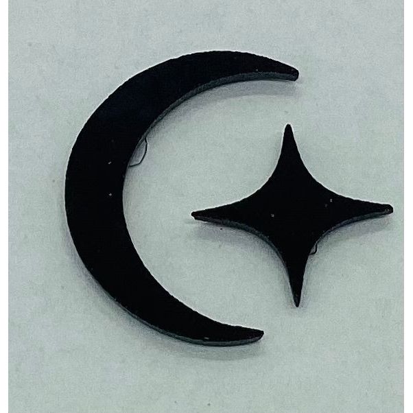 Pre-cut Fun Glass Designs - Stars & Moons