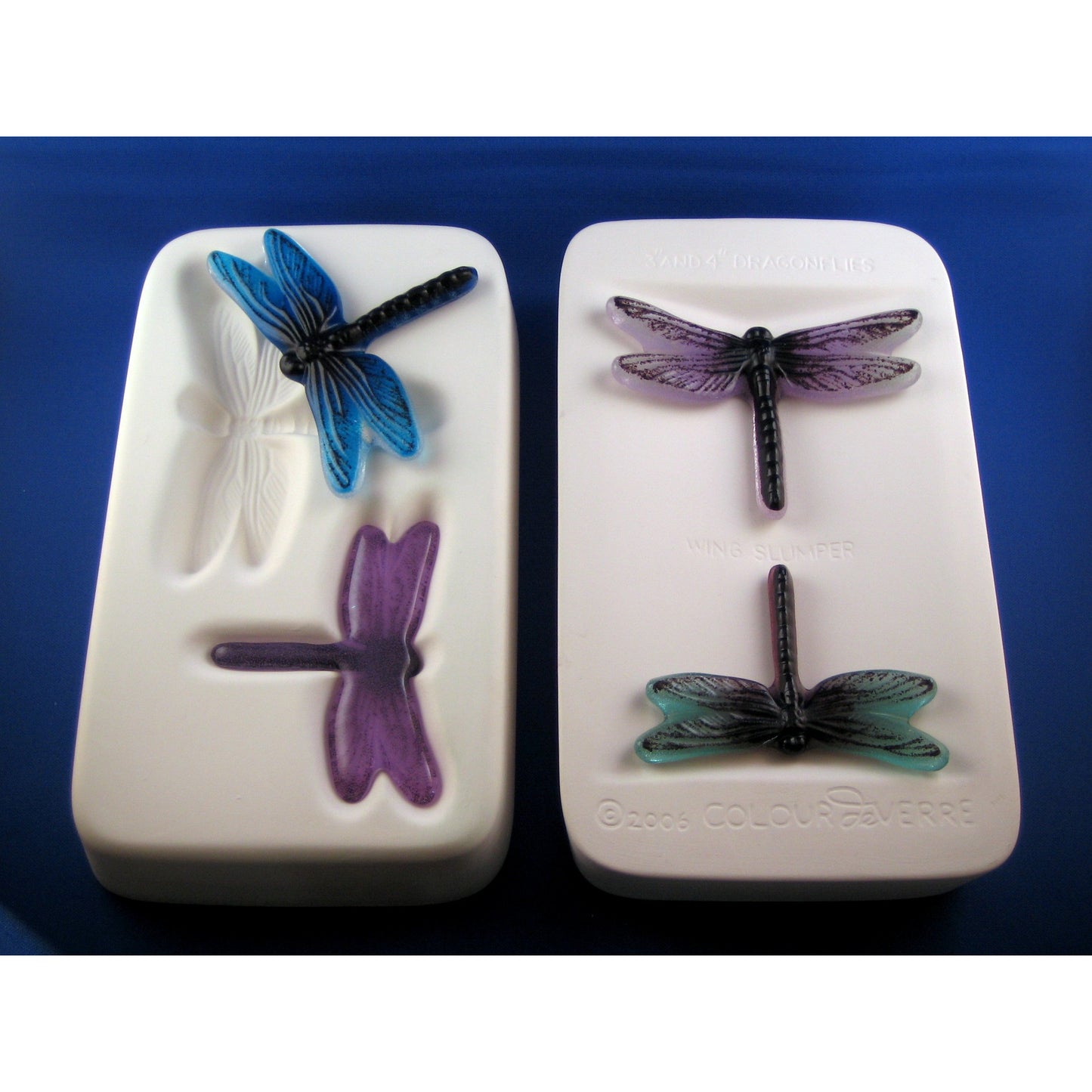 Colour de Verre 3” & 4” Dragonflies Mold with Wing Slumper