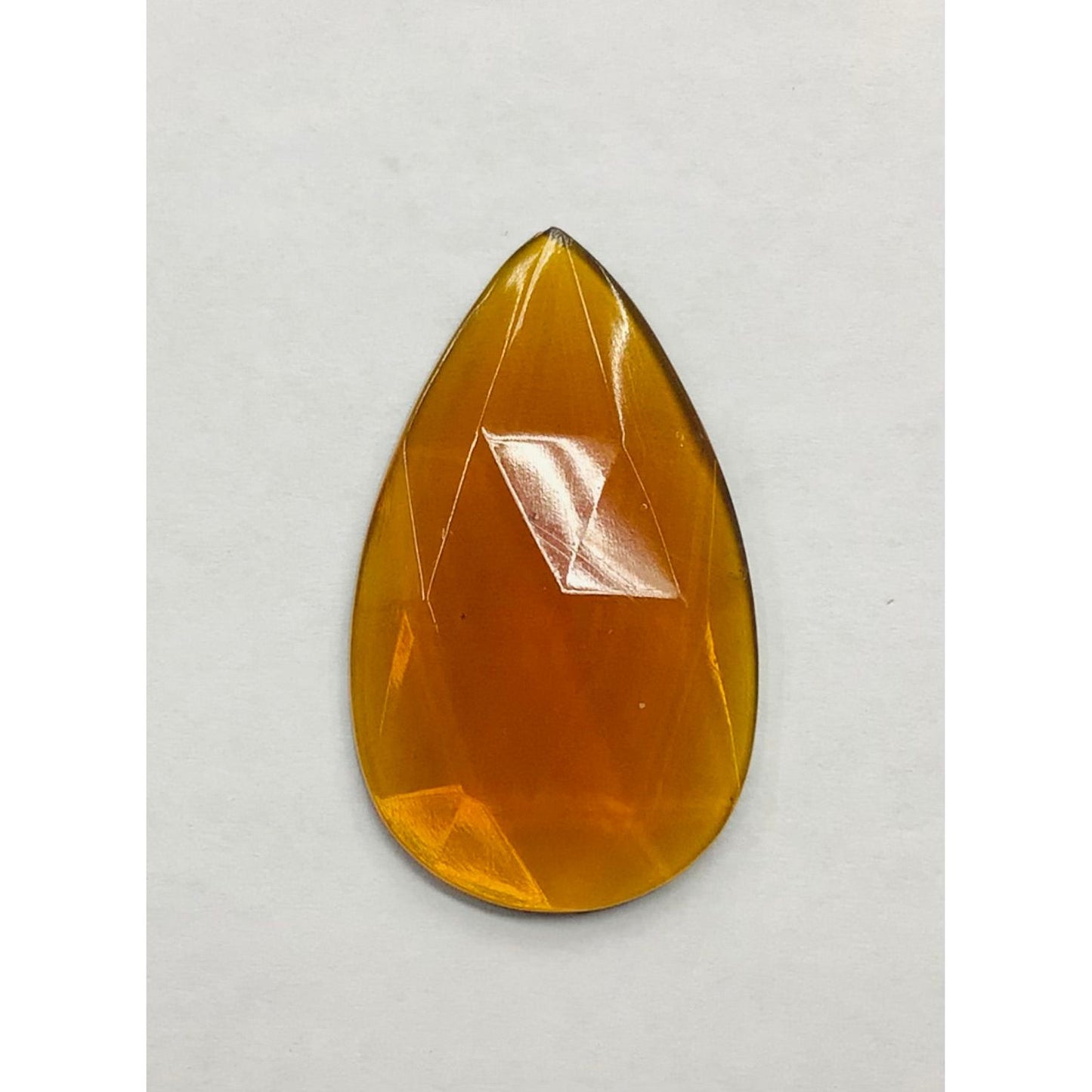 Colour Faceted Jewels-- Round, Oval and Teardrop